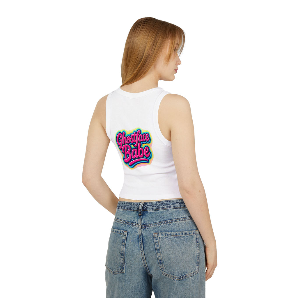 Ghostface Crop Tank Top