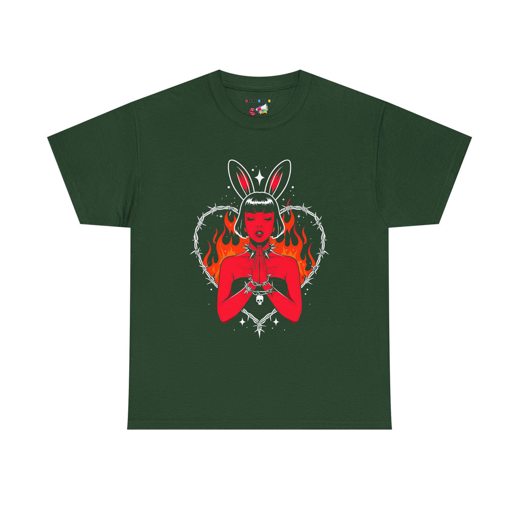 Edgy Bunny Heart Tee