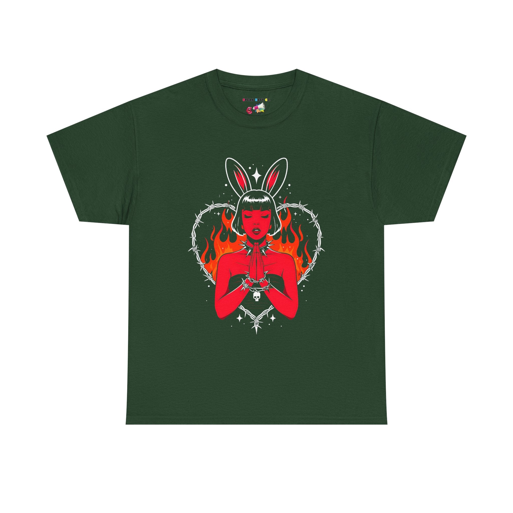 Edgy Bunny Heart Tee