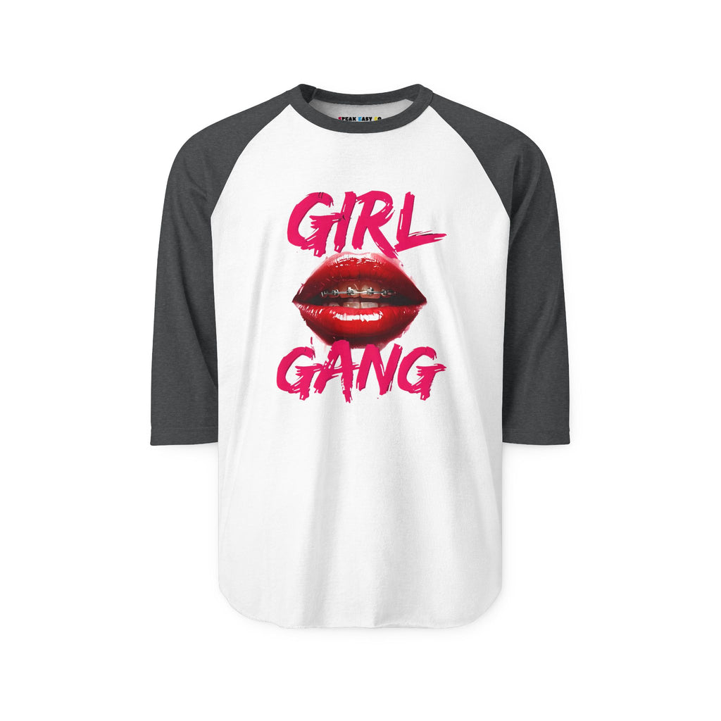 "Girl Gang" 3/4th Sleeve Raglan Shirt
