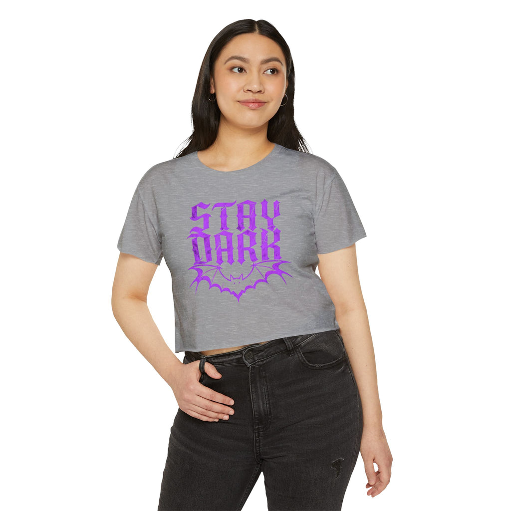 "Stay Dark" Cropped Tee