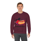 "Happy Hallo-Ween" Hotdog Costume Crewneck Sweatshirt