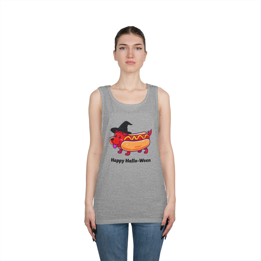 "Happy Hallo-Ween" Hotdog Costume Tank