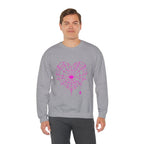Spiderweb Heart Crewneck Sweatshirt