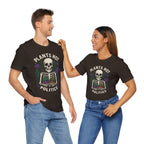 Plants Not Politics Skull Tee