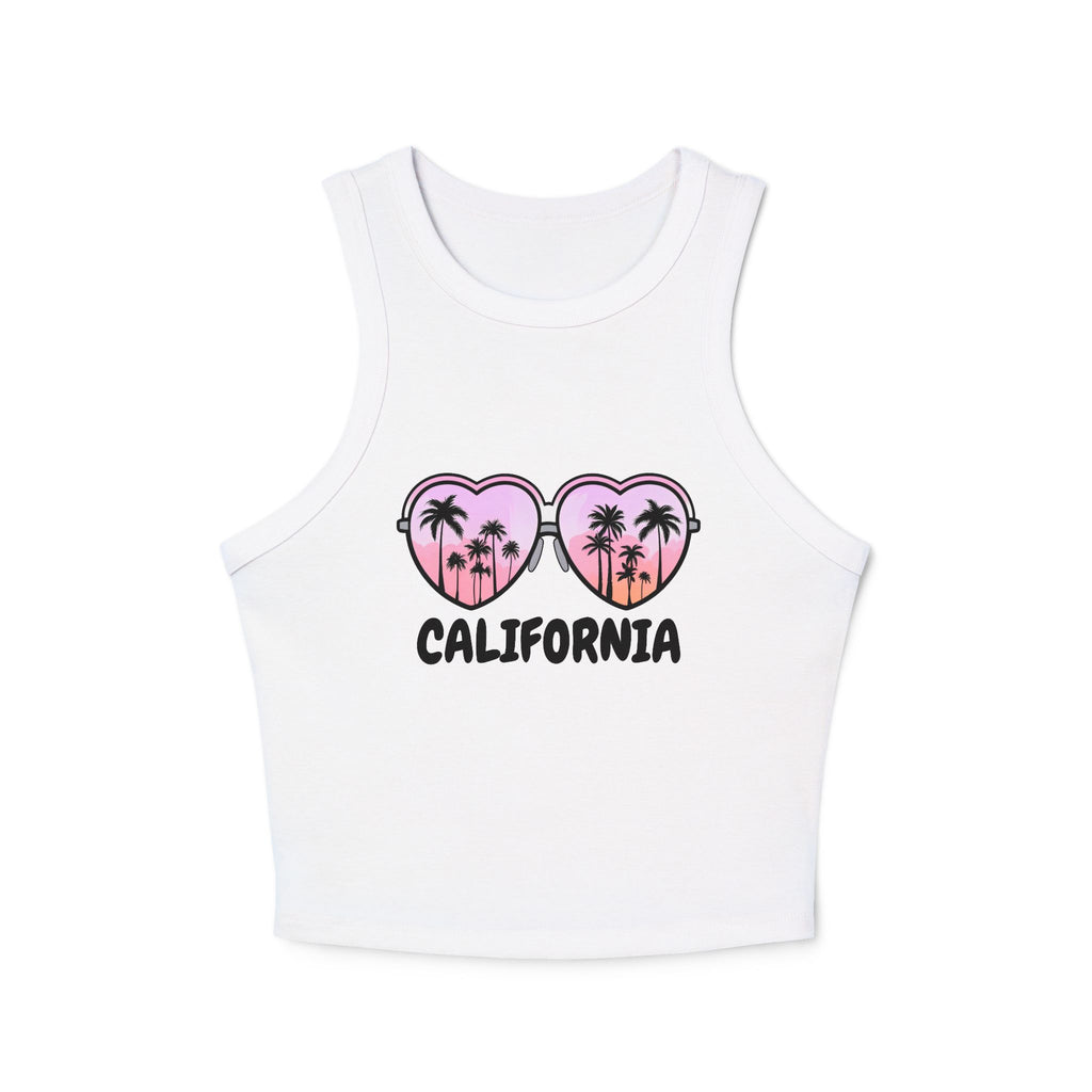 California Glasses Racer Tank