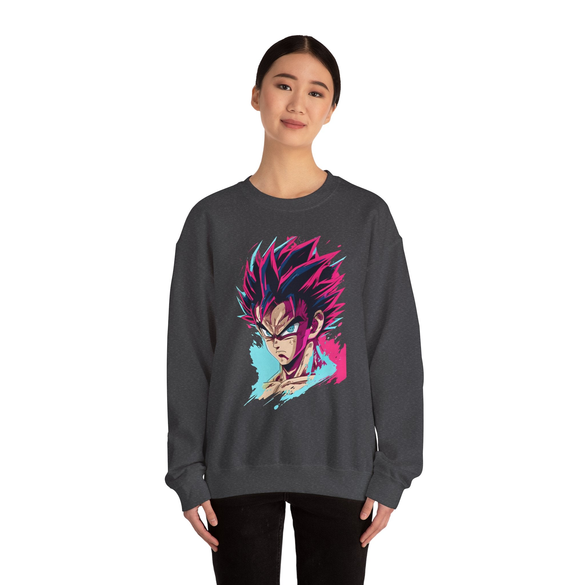 Anime-Inspired Crewneck Sweatshirt