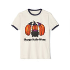 "Happy Hallo-Ween" Hotdog Witches Ringer Tee