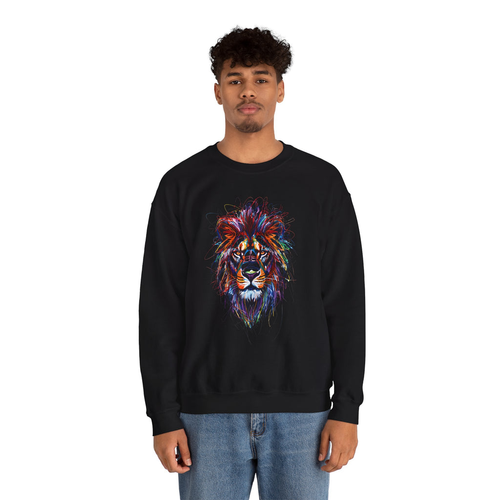 Lion Scribble Crewneck Sweatshirt