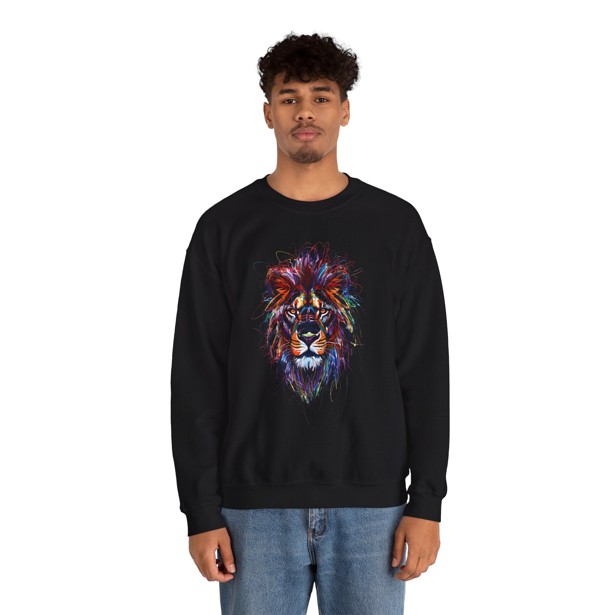 Lion Scribble Crewneck Sweatshirt