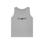 Black Cat Heartbeat Tank
