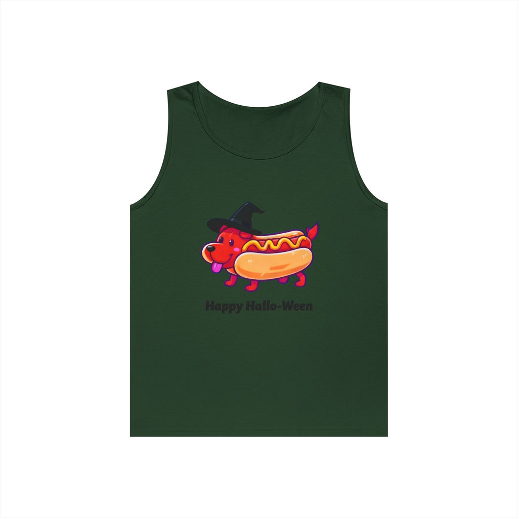 "Happy Hallo-Ween" Hotdog Costume Tank