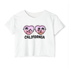 California Glasses Cropped Tee