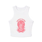 "Empathy Is Punk" Cropped Tank