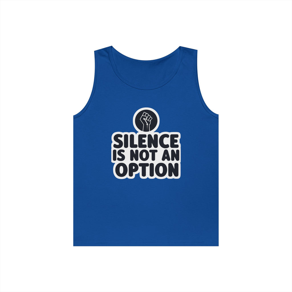 Protest Statement Tank Top - Unisex Heavy Cotton Tee, Activism Apparel, Gift for Advocates, Everyday Wear, Equality Message