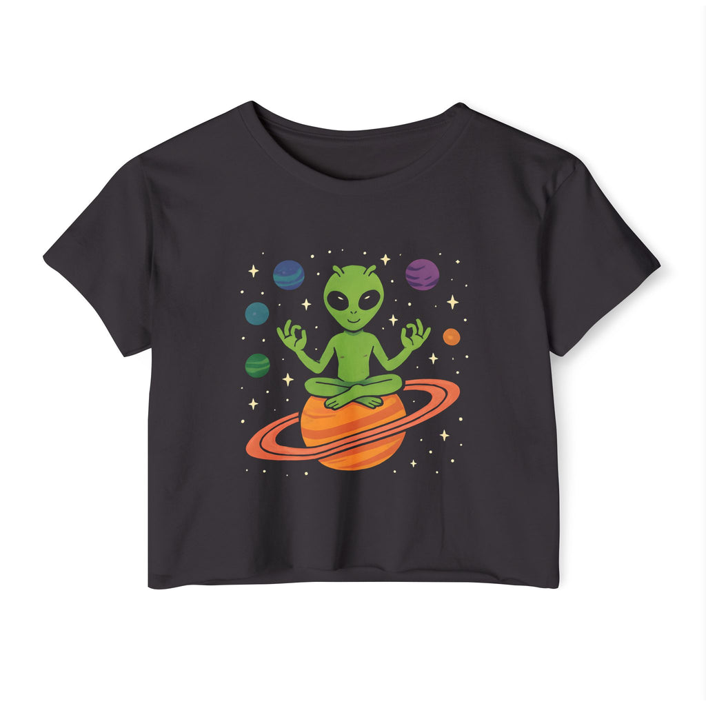 Galactic Alien Cropped Tee