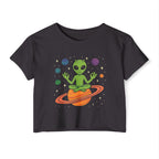 Galactic Alien Cropped Tee