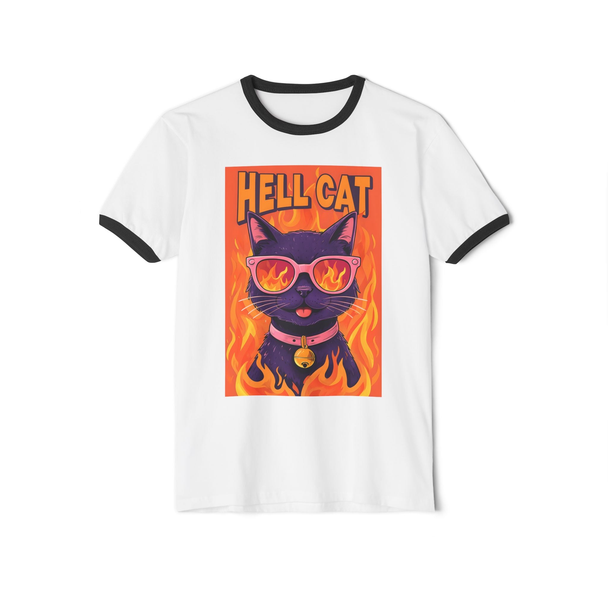 Hell Cat Ringer T-Shirt