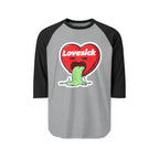 Lovesick 3/4th Sleeve Raglan Shirt