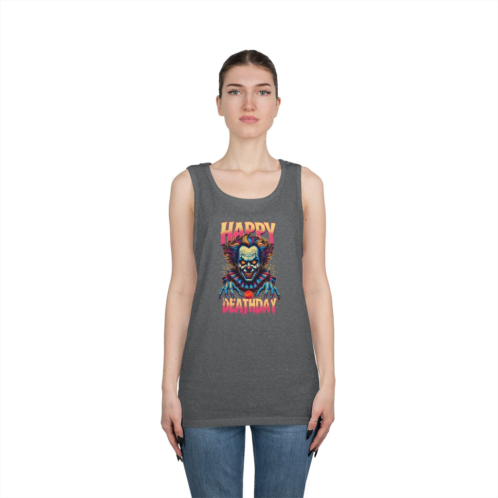 "Happy Deathday" Clown Tank