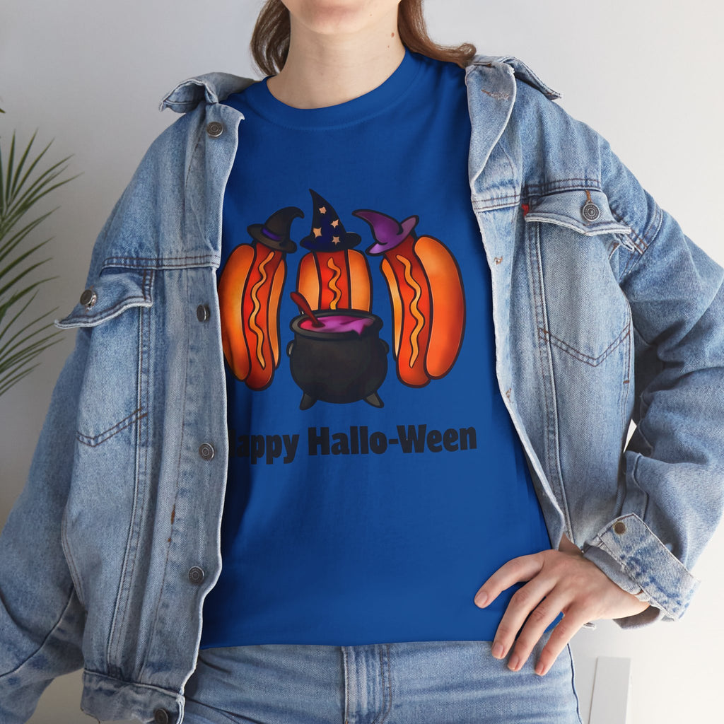 "Happy Hallo-Ween" Hotdog Witches Tee