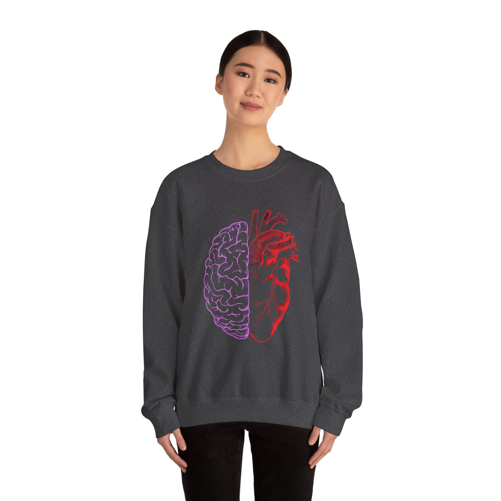 Heart & Brain Crewneck Sweatshirt