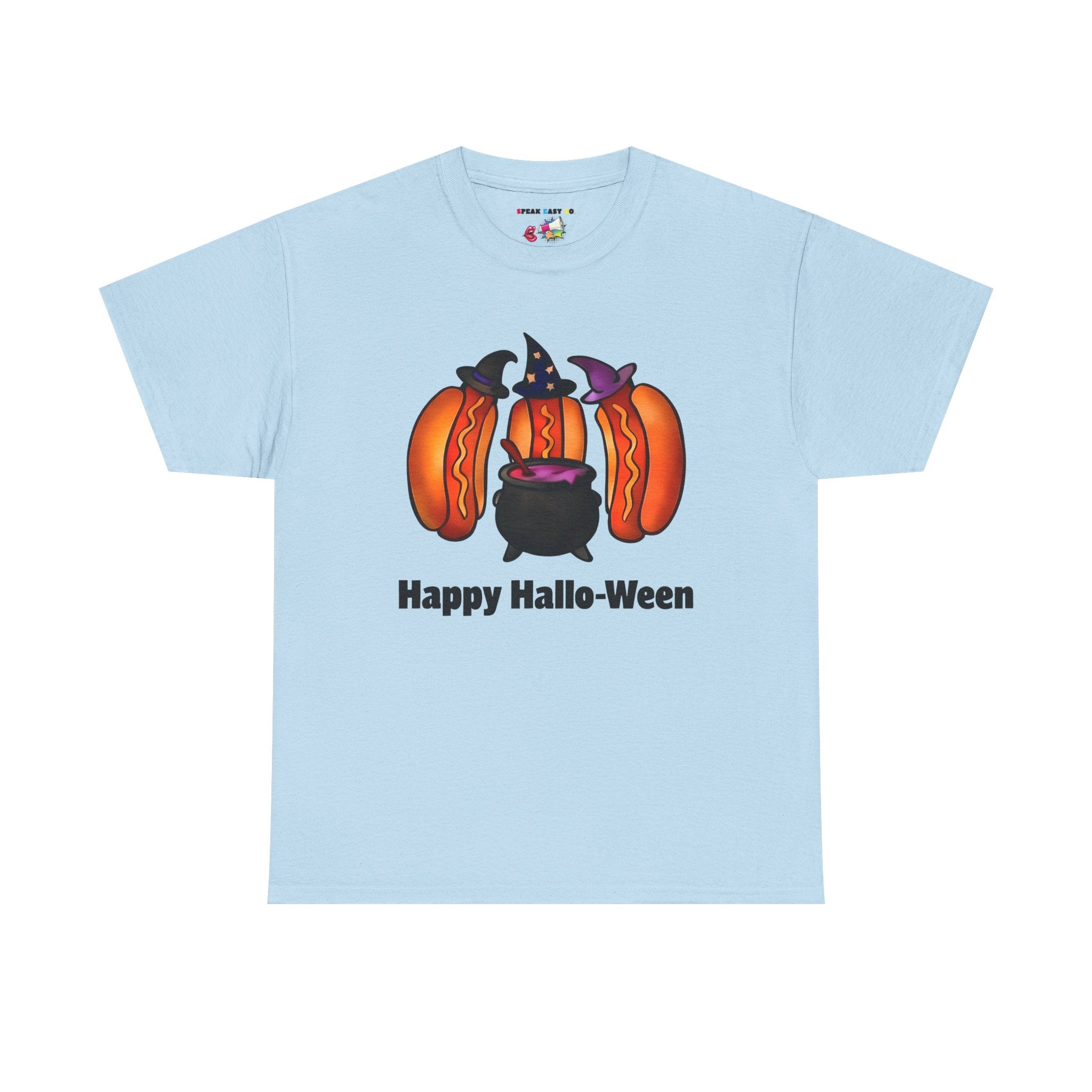"Happy Hallo-Ween" Hotdog Witches Tee