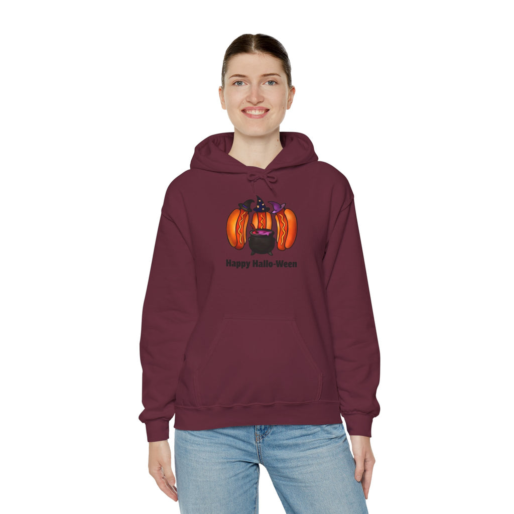 "Happy Hallo-Ween" Hotdog Witches Hoodie
