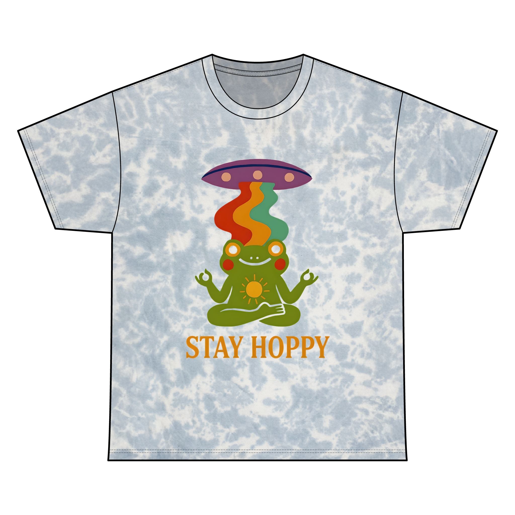 Stay Hoppy Tie Dye Tee