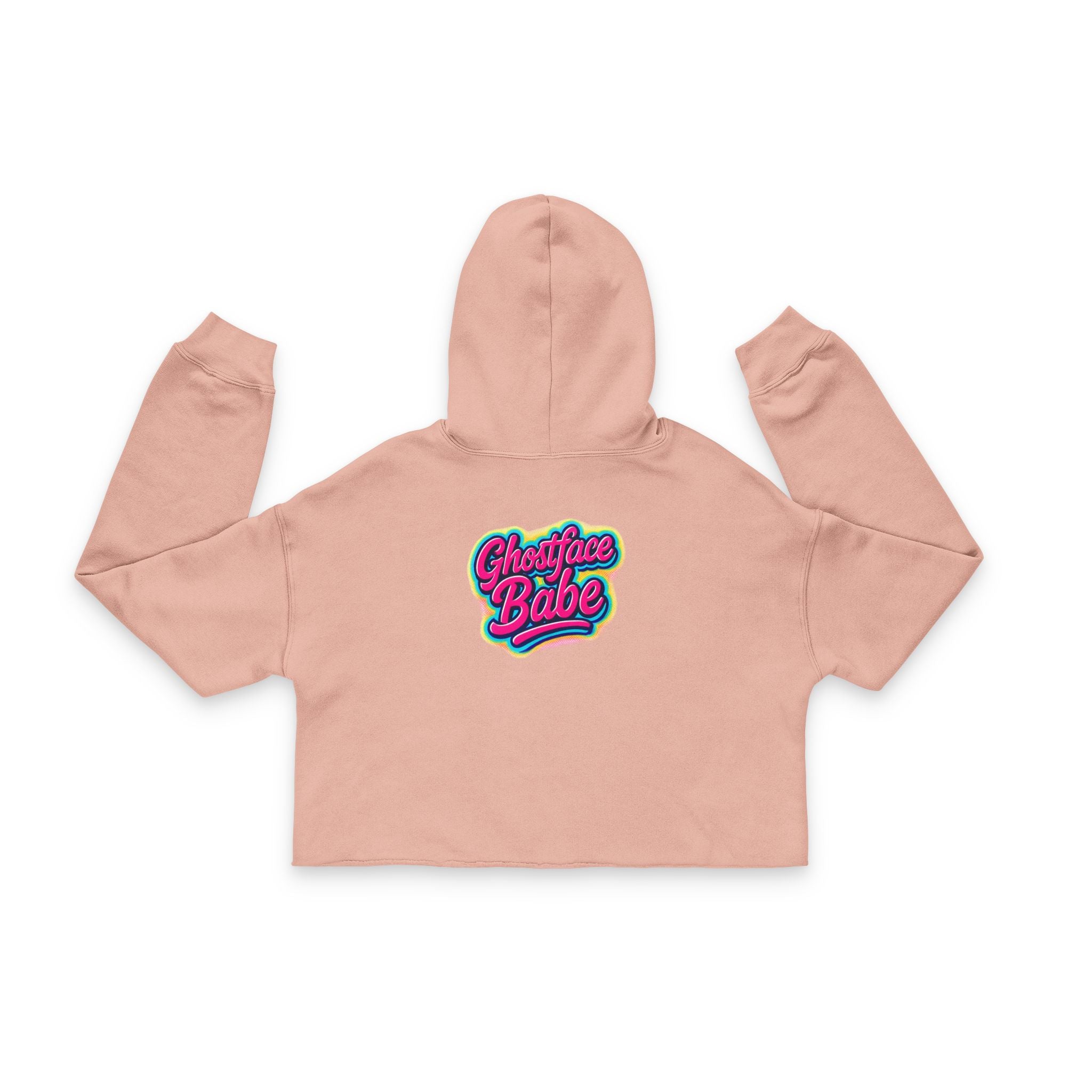 GhostFace Babe Cropped Hoodie