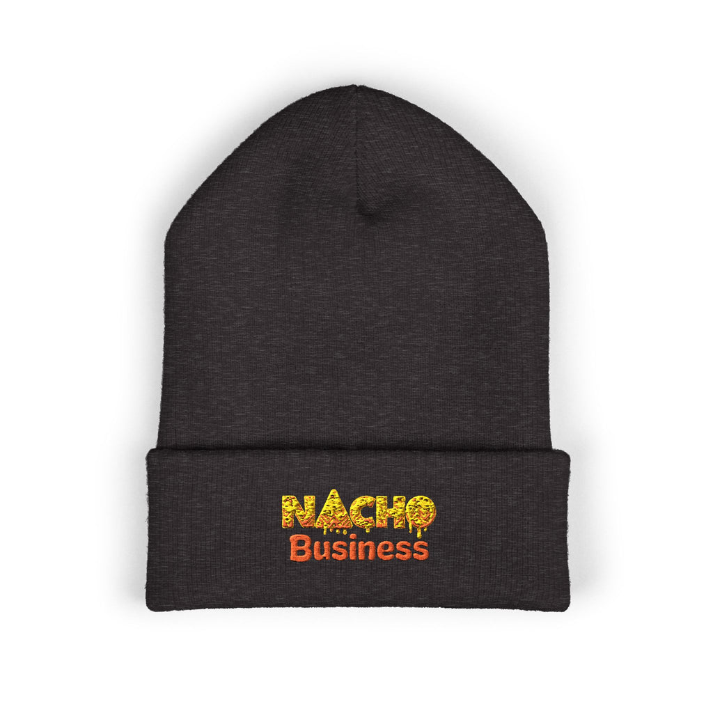 Nacho Business Embroidered Classic Cuffed Beanie