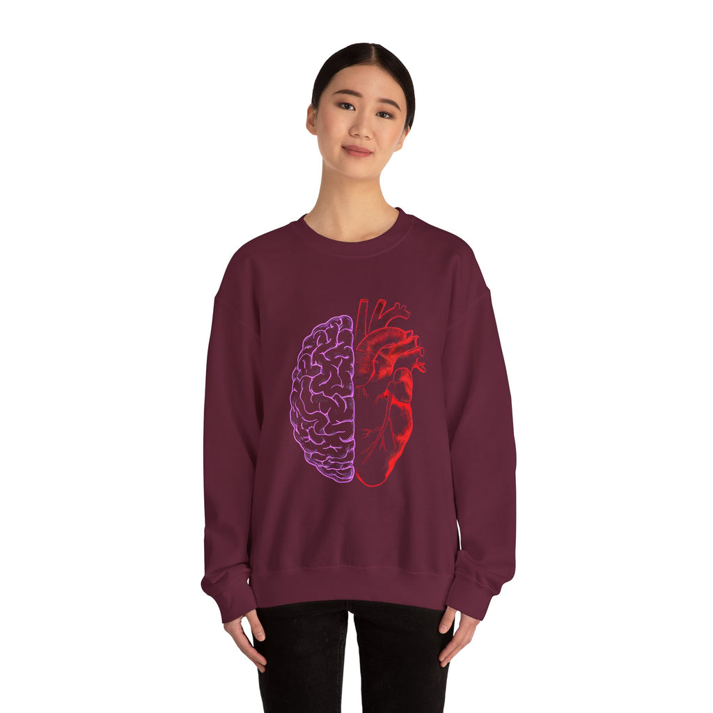 Heart & Brain Crewneck Sweatshirt