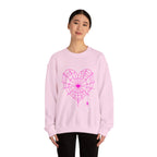 Spiderweb Heart Crewneck Sweatshirt