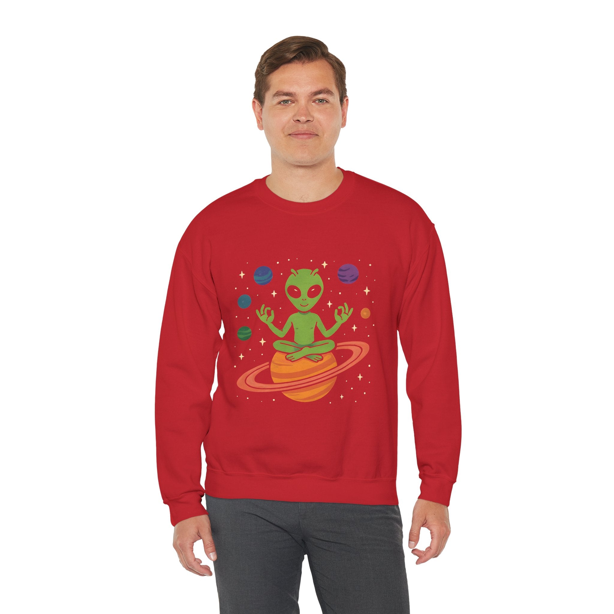 Galactic Alien Crewneck Sweatshirt