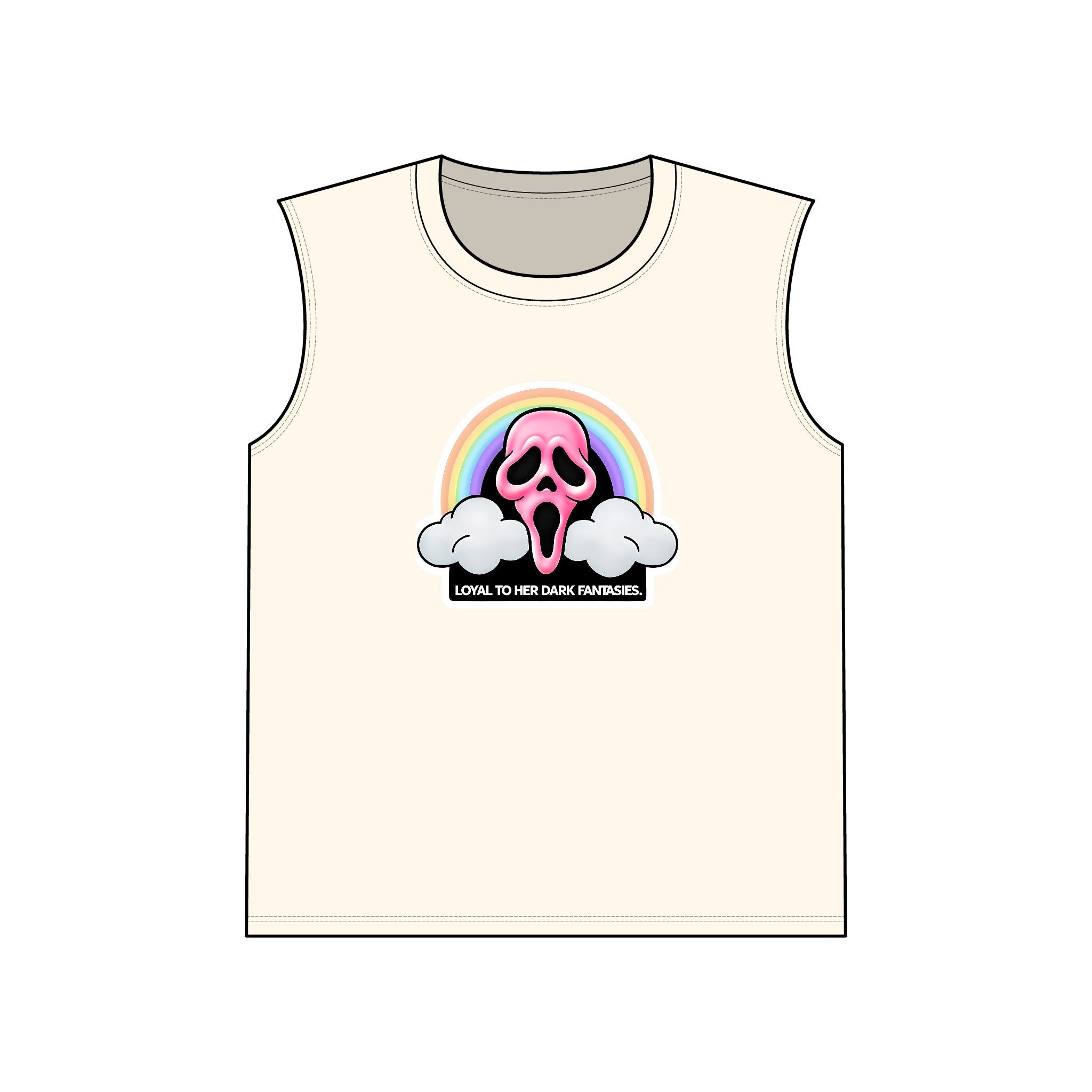 Ghostface Muscle Tank