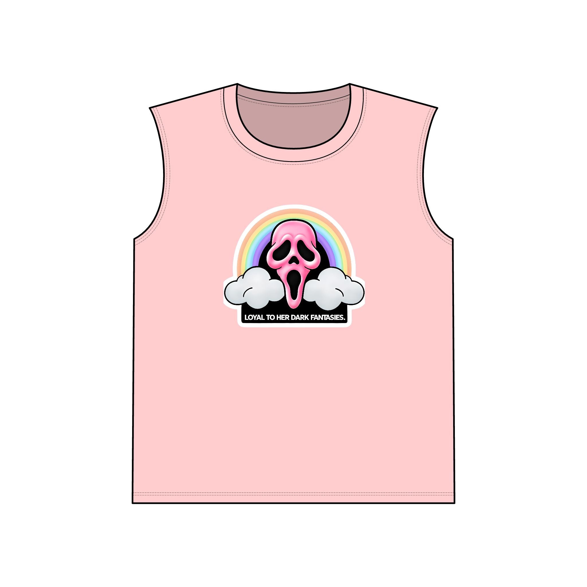 Ghostface Muscle Tank