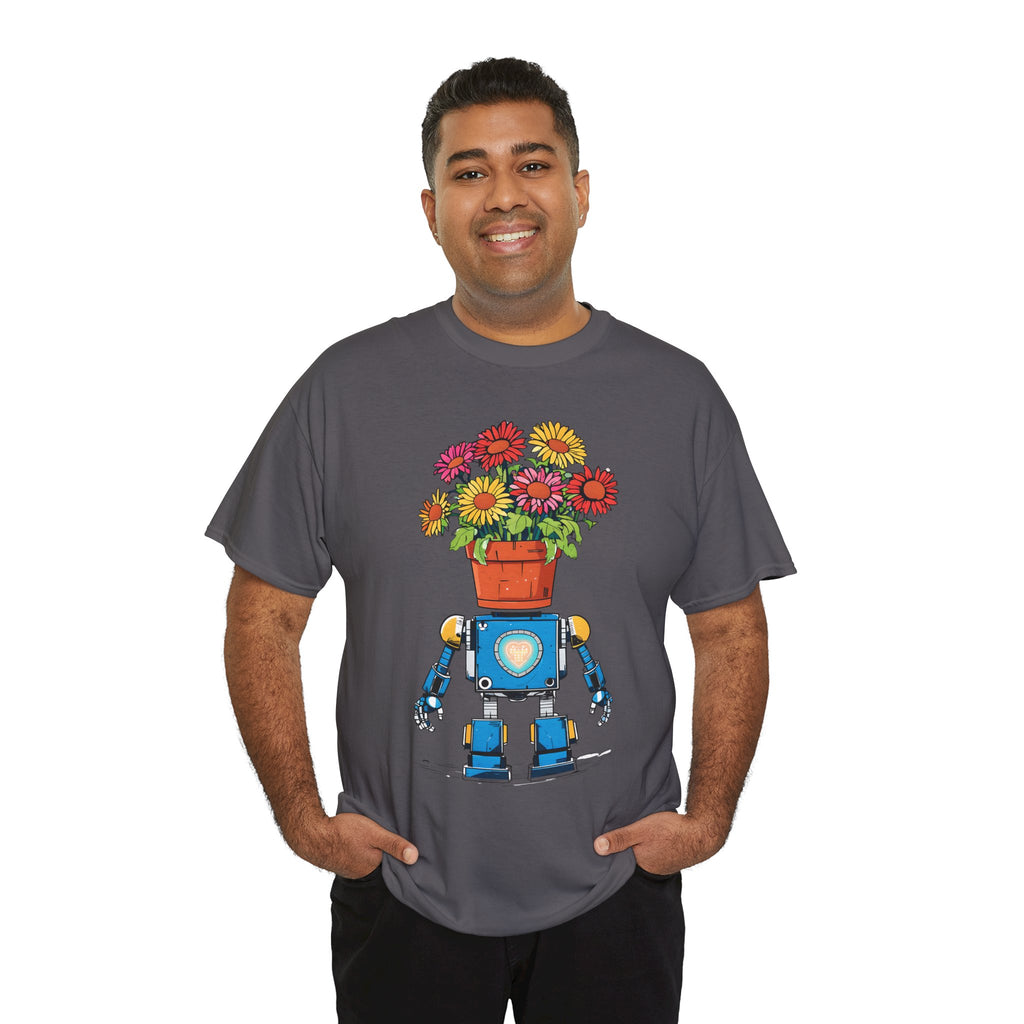 Robot Flower Power Tee