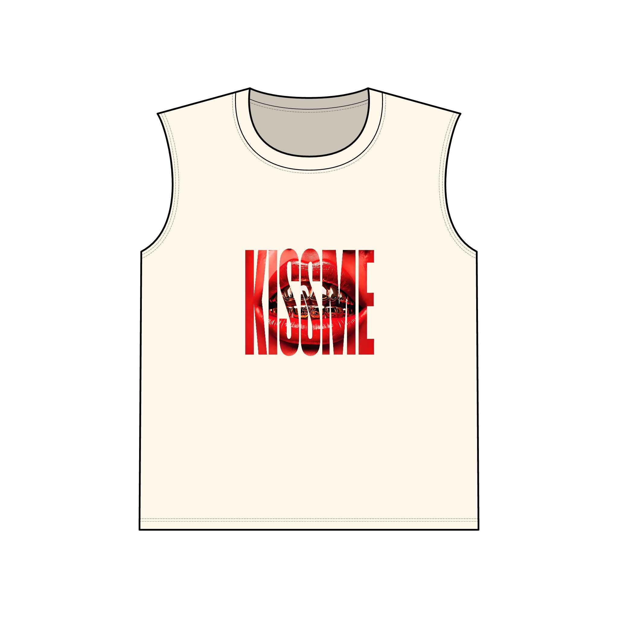 "Kiss Me" Muscle Tank