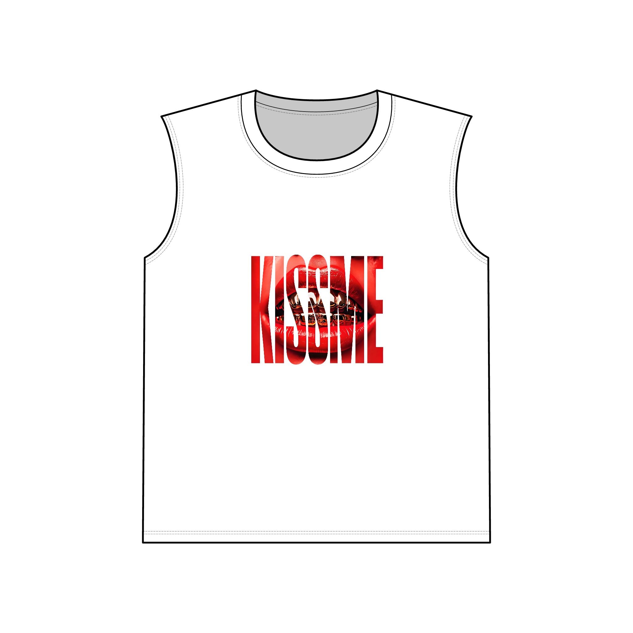 "Kiss Me" Muscle Tank