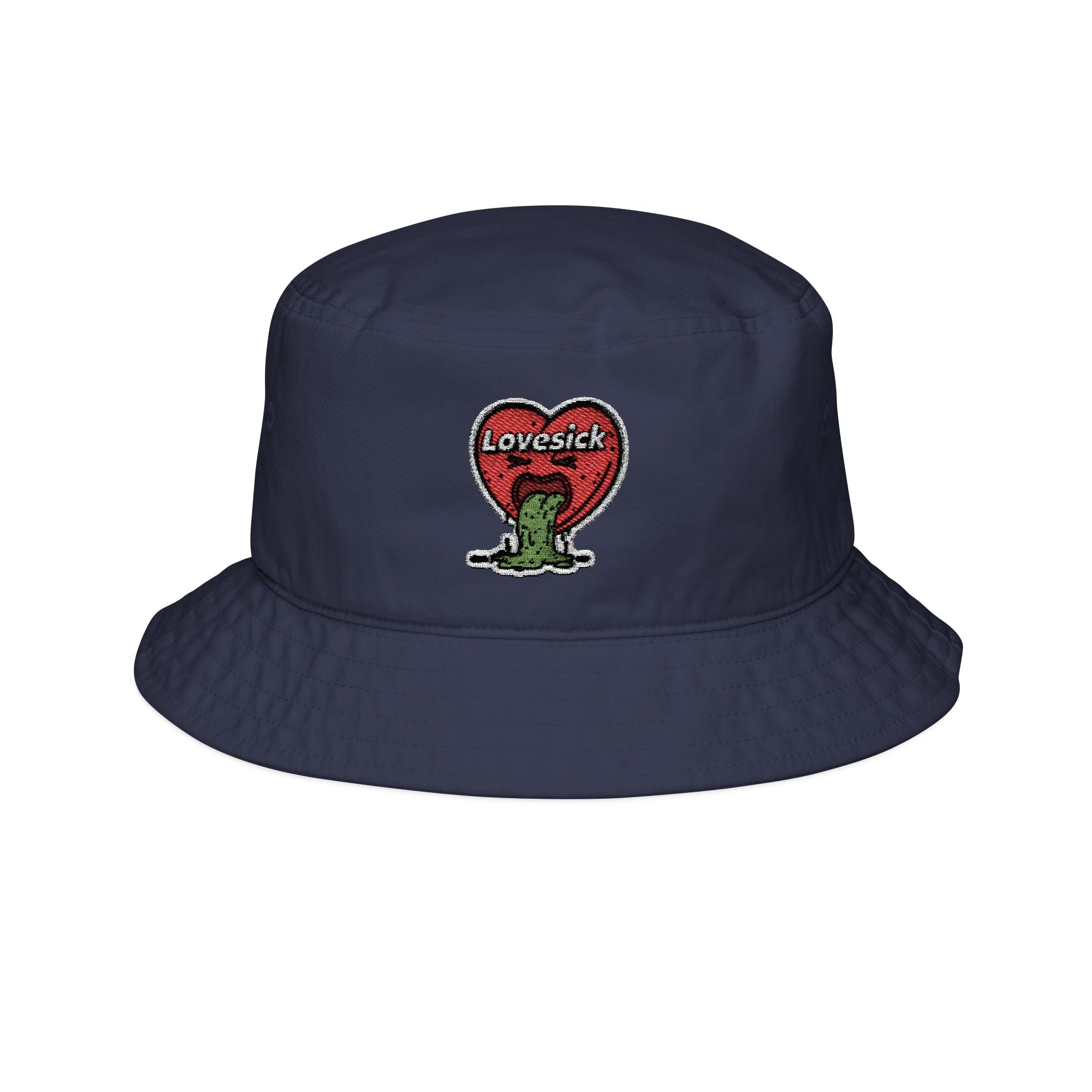 Lovesick Embroidered Bucket Hat