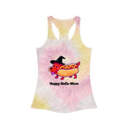 "Happy Hallo-Ween" Hotdog Costume Tie-Dye Tank