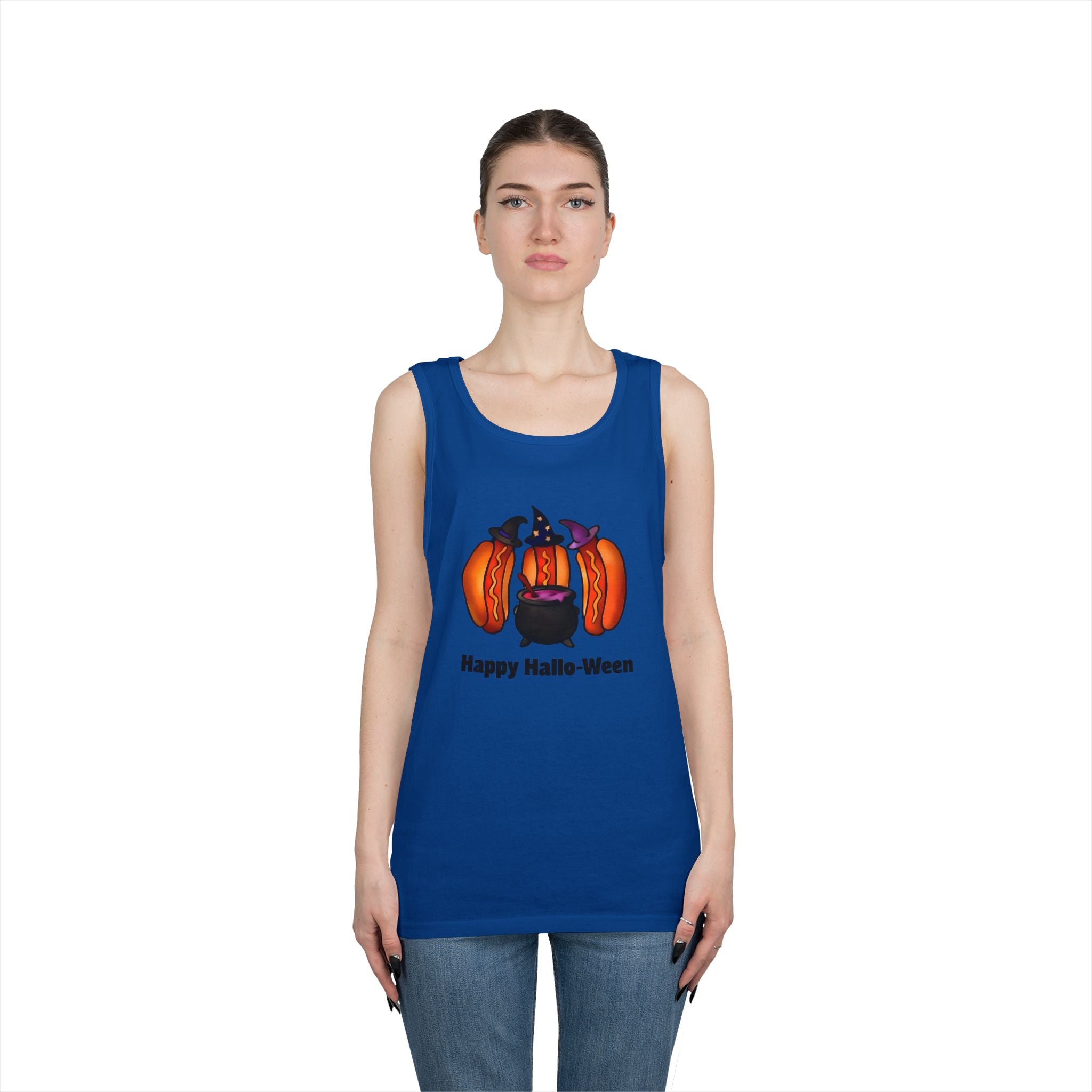 "Happy Hallo-Ween" Hotdog Witches Tank
