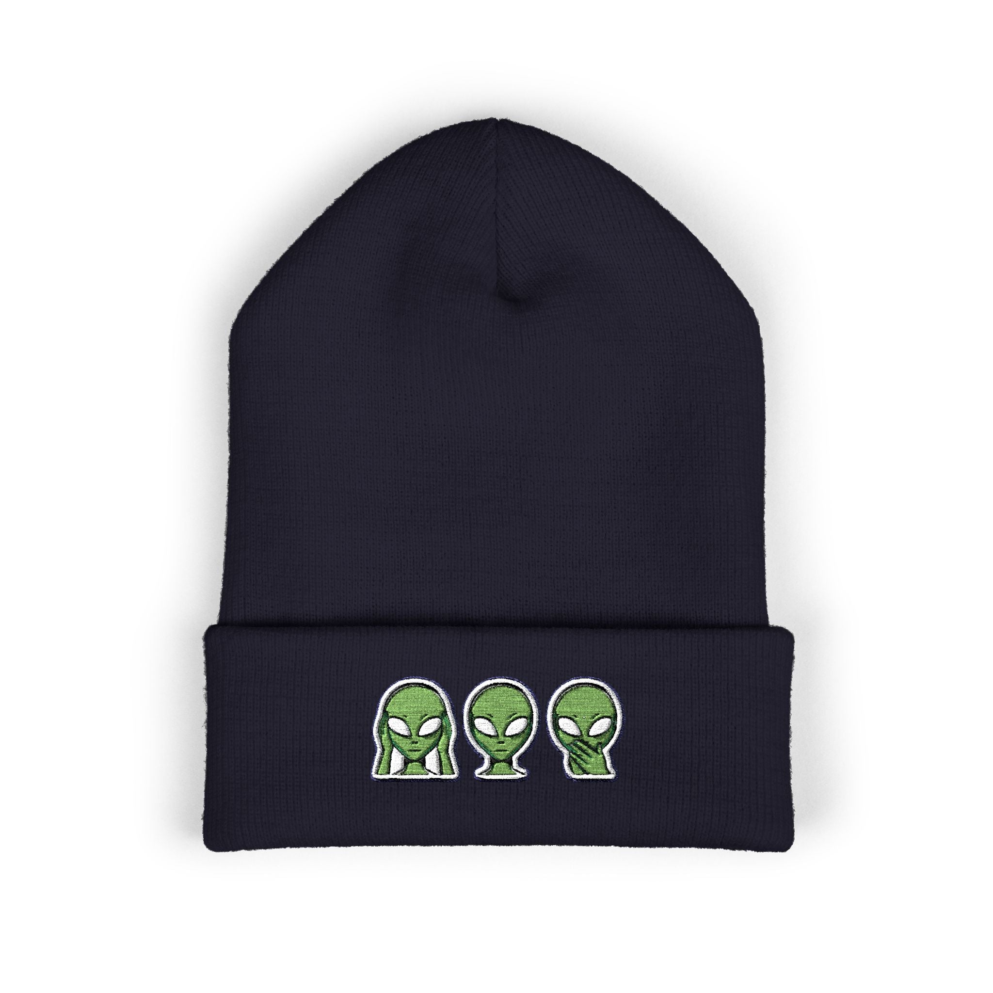 Aliens Embroidered Classic Cuffed Beanie