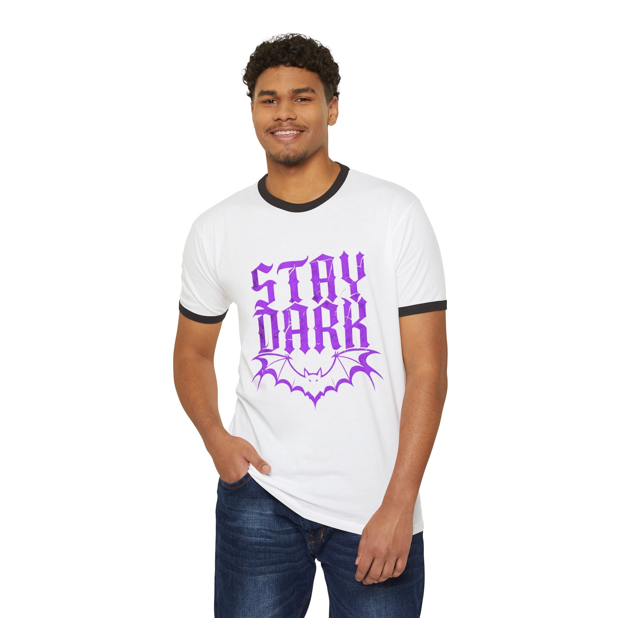 "Stay Dark" Ringer Tee