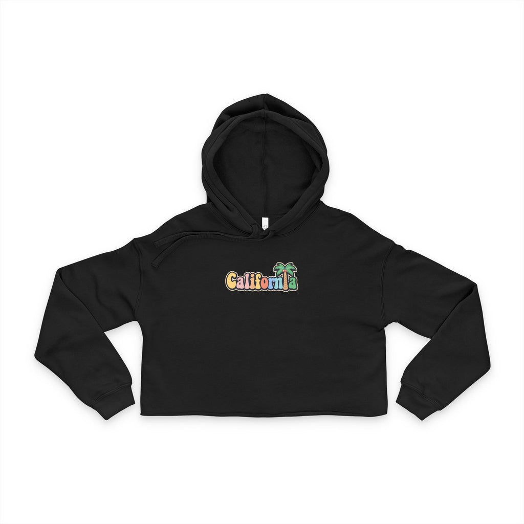 California Palm Tree Cropped Hoodie