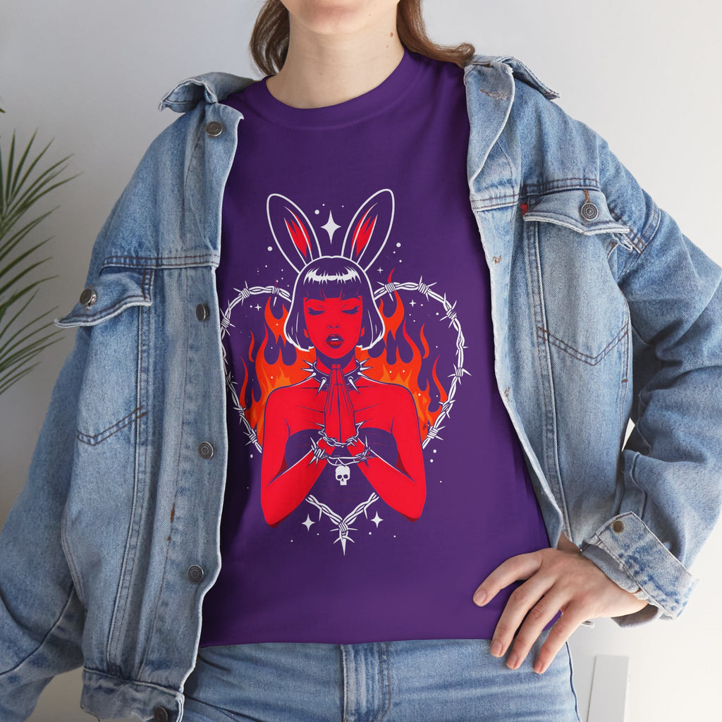 Edgy Bunny Heart Tee