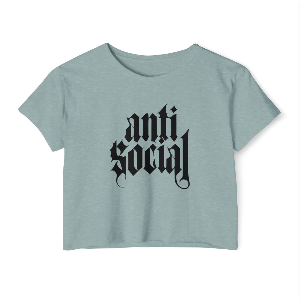 Anti-Social Crop Top