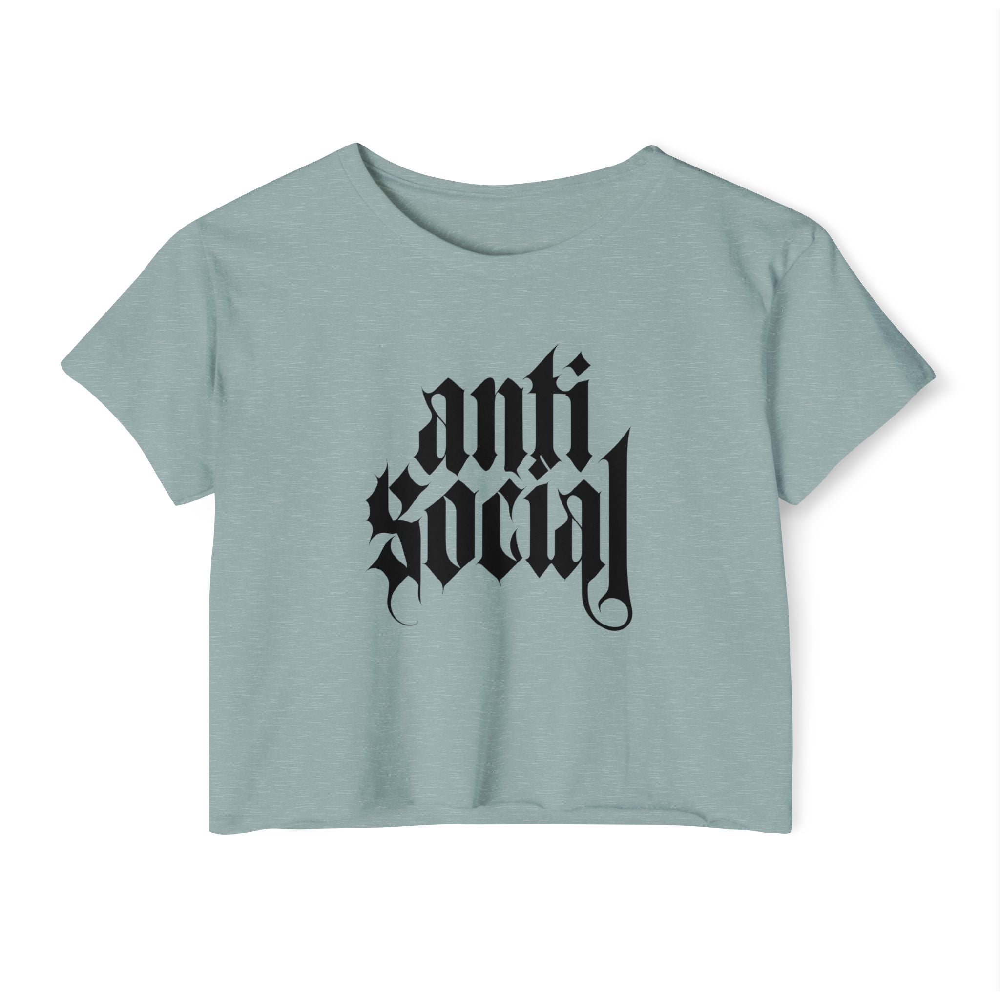 Anti-Social Crop Top
