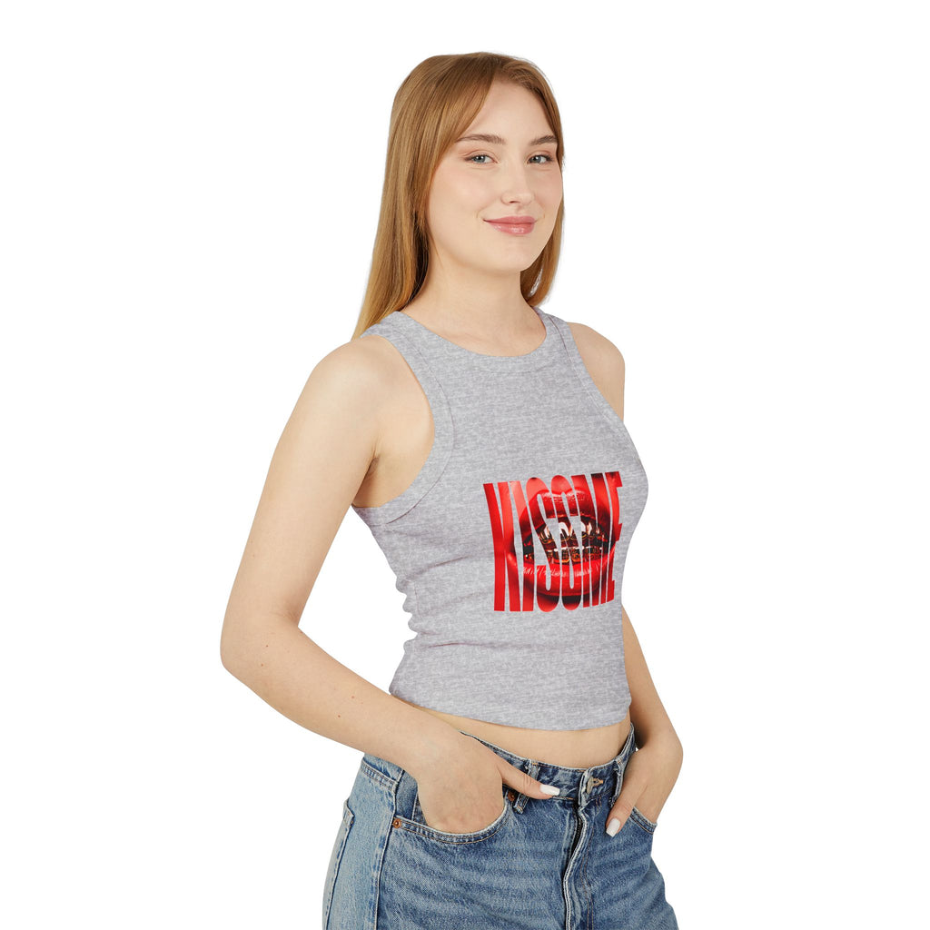 "Kiss Me" Cropped Tank