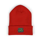 Stay Toxic Embroidered Classic Beanie